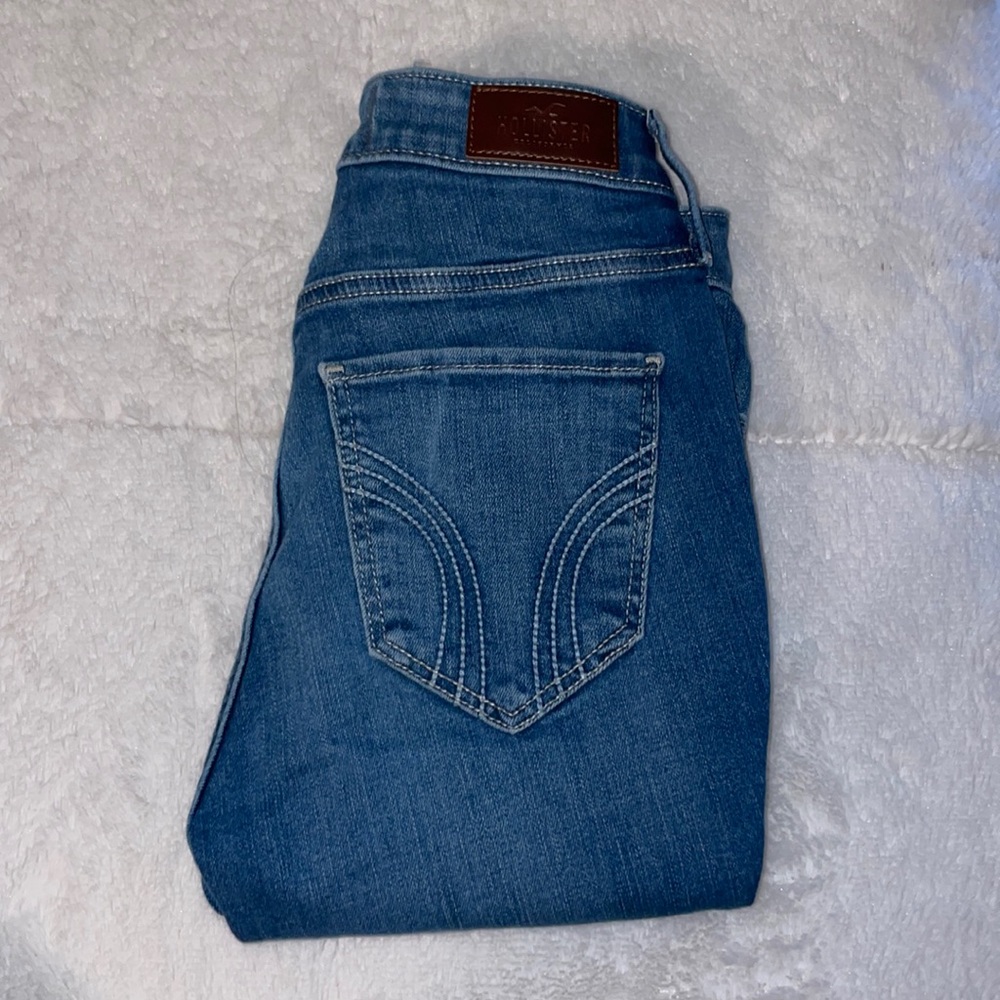 High Rise Skinny Jeans with Rips